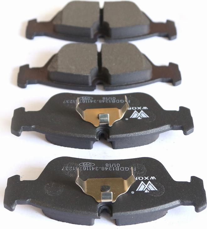 WXQP 240205 - Brake Pad Set, disc brake autospares.lv