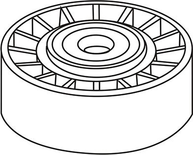 WXQP 210747 - Deflection / Guide Pulley, timing belt autospares.lv