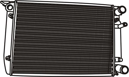 WXQP 220297 - Radiator, engine cooling autospares.lv