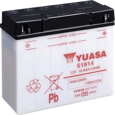 Yuasa 51814 - Starter Battery autospares.lv