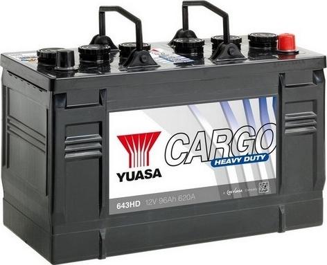 Yuasa 643HD - Starter Battery autospares.lv