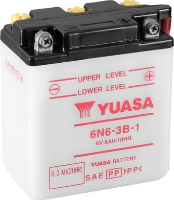 Yuasa 6N6-3B-1 - Starter Battery autospares.lv