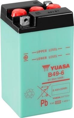 Yuasa B49-6 - Starter Battery autospares.lv