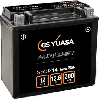 Yuasa GYAUX14 - Starter Battery autospares.lv