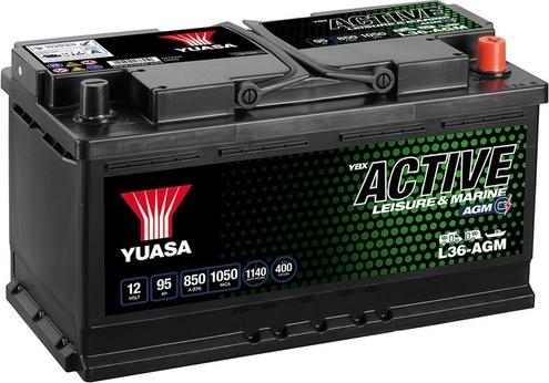 Yuasa L36-AGM - Starter Battery autospares.lv