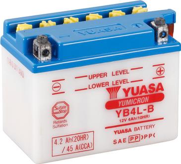 Yuasa YB4L-B(CP) - Starter Battery autospares.lv
