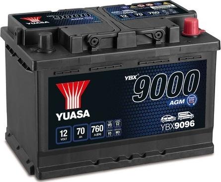 Yuasa YBX9096 - Starter Battery autospares.lv