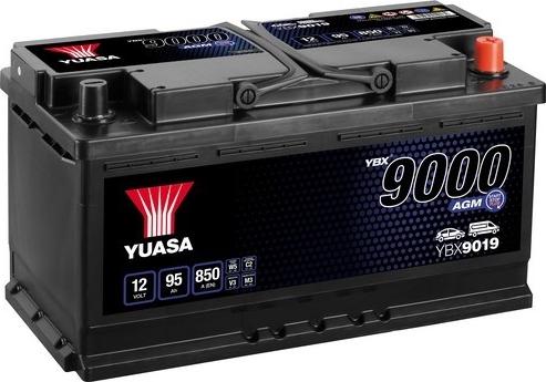 Yuasa YBX9019 - Starter Battery autospares.lv