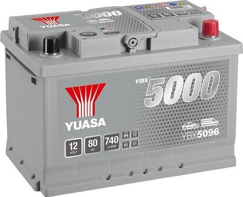 Yuasa YBX5096 - Starter Battery autospares.lv