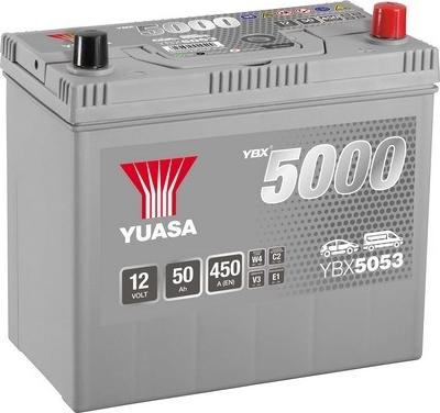 Yuasa YBX5053 - Starter Battery autospares.lv