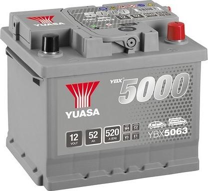 Yuasa YBX5063 - Starter Battery autospares.lv