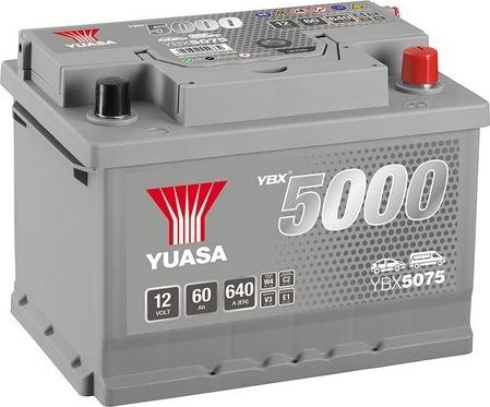 Yuasa YBX5075 - Starter Battery autospares.lv