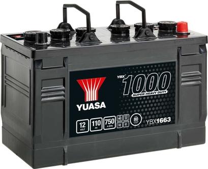 Yuasa YBX1663 - Starter Battery autospares.lv