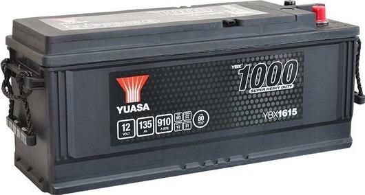 Yuasa YBX1615 - Starter Battery autospares.lv