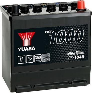 Yuasa YBX1048 - Starter Battery autospares.lv