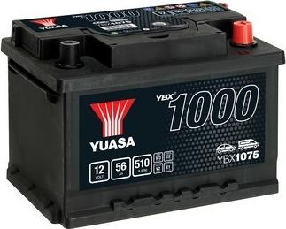 Yuasa YBX1075 - Starter Battery autospares.lv