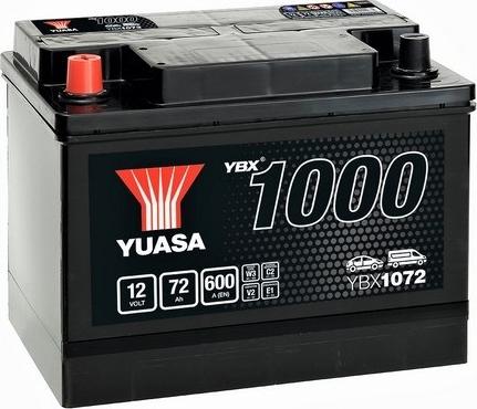 Yuasa YBX1072 - Starter Battery autospares.lv