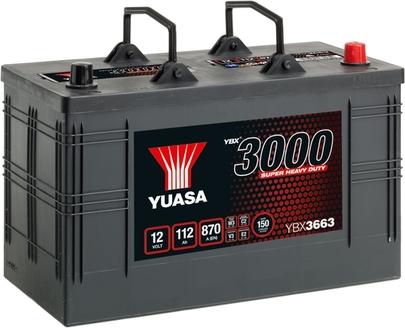 Yuasa YBX3663 - Starter Battery autospares.lv