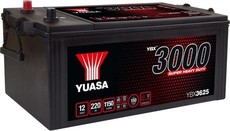 Yuasa YBX3625 - Starter Battery autospares.lv