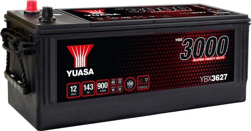 Yuasa YBX3627 - Starter Battery autospares.lv
