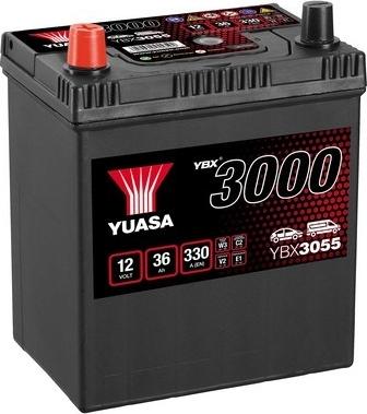 Yuasa YBX3055 - Starter Battery autospares.lv