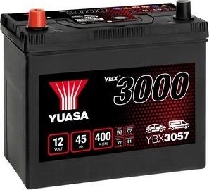 Yuasa YBX3057 - Starter Battery autospares.lv