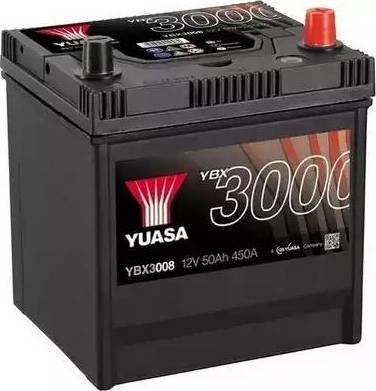 Yuasa YBX3008 - Starter Battery autospares.lv