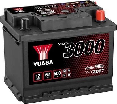 Yuasa YBX3027 - Starter Battery autospares.lv