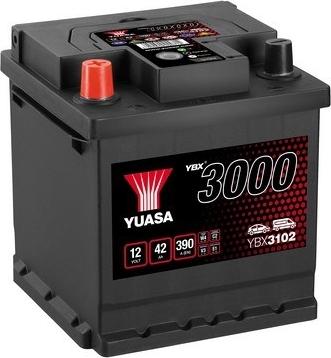 Yuasa YBX3102 - Starter Battery autospares.lv