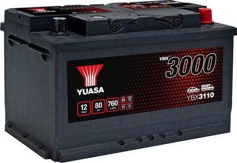 Yuasa YBX3110 - Starter Battery autospares.lv