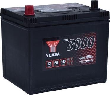 Yuasa YBX3214 - Starter Battery autospares.lv