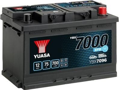 Yuasa YBX7096 - Starter Battery autospares.lv