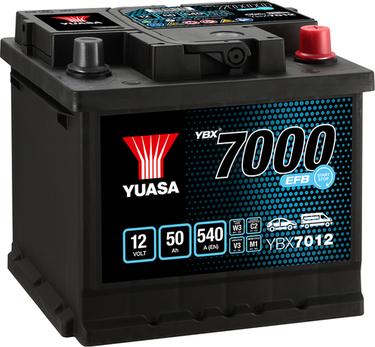 Yuasa YBX7012 - Starter Battery autospares.lv