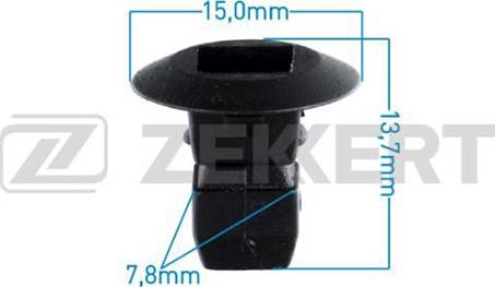 Zekkert BE-1959 - Clip, trim / protective strip autospares.lv