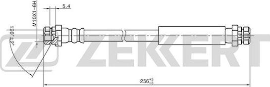 Zekkert BS-9401 - Brake Hose autospares.lv