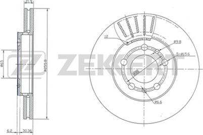 Zekkert BS-5031 - Brake Disc autospares.lv