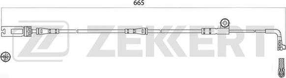 Zekkert BS-8046 - Warning Contact, brake pad wear autospares.lv