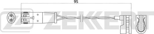 Zekkert BS-8013 - Warning Contact, brake pad wear autospares.lv