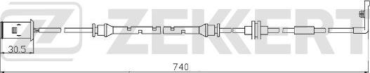 Zekkert BS-8088 - Warning Contact, brake pad wear autospares.lv