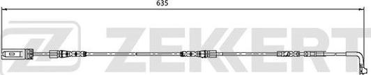 Zekkert BS-8033 - Warning Contact, brake pad wear autospares.lv