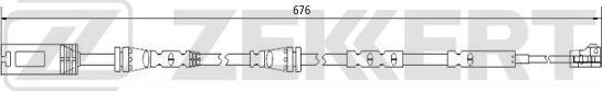 Zekkert BS-8075 - Warning Contact, brake pad wear autospares.lv