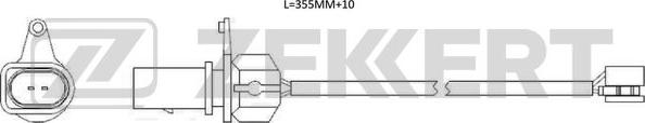 Zekkert BS-8125 - Warning Contact, brake pad wear autospares.lv