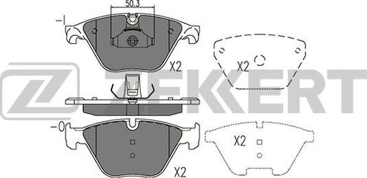 Zekkert BS-2946 - Brake Pad Set, disc brake autospares.lv