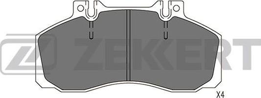 Zekkert BS-2070 - Brake Pad Set, disc brake autospares.lv