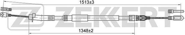 Zekkert BZ-1088 - Cable, parking brake autospares.lv