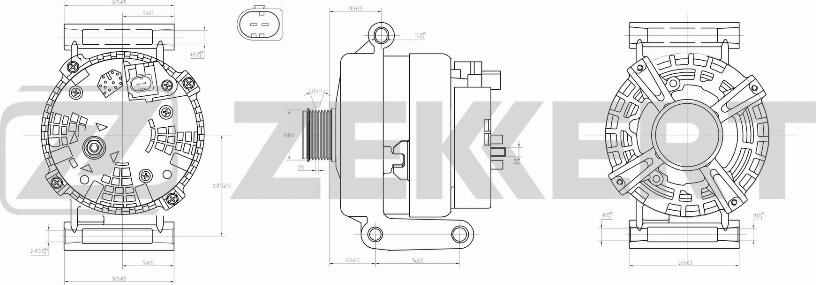 Zekkert GE-1009 - Alternator autospares.lv