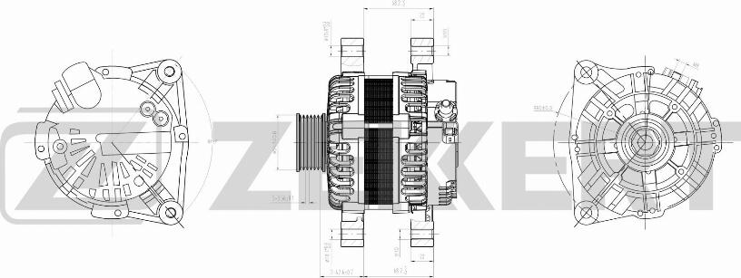 Zekkert GE-1001 - Alternator autospares.lv