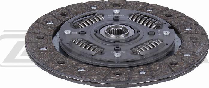 Zekkert KS-1072 - Clutch Disc autospares.lv