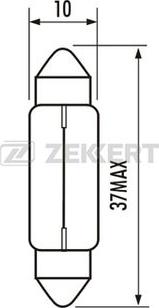 Zekkert LP-1062 - Bulb, licence plate light autospares.lv