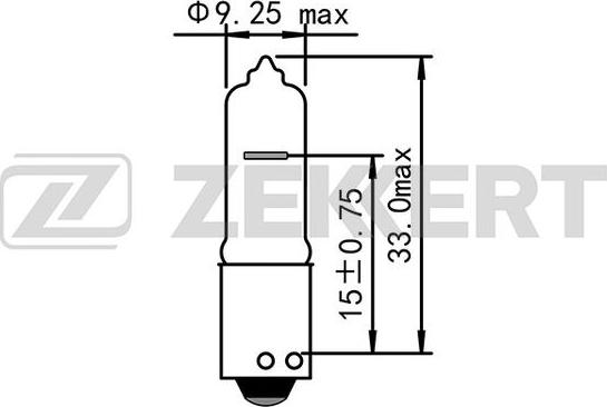 Zekkert LP-1174 - Bulb, indicator autospares.lv